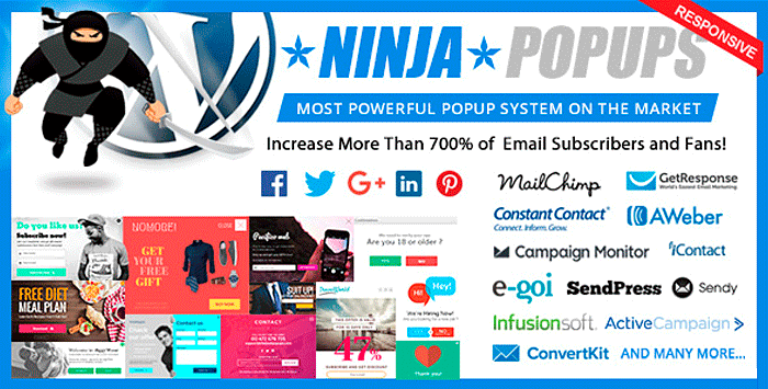 Ninja Popups промо