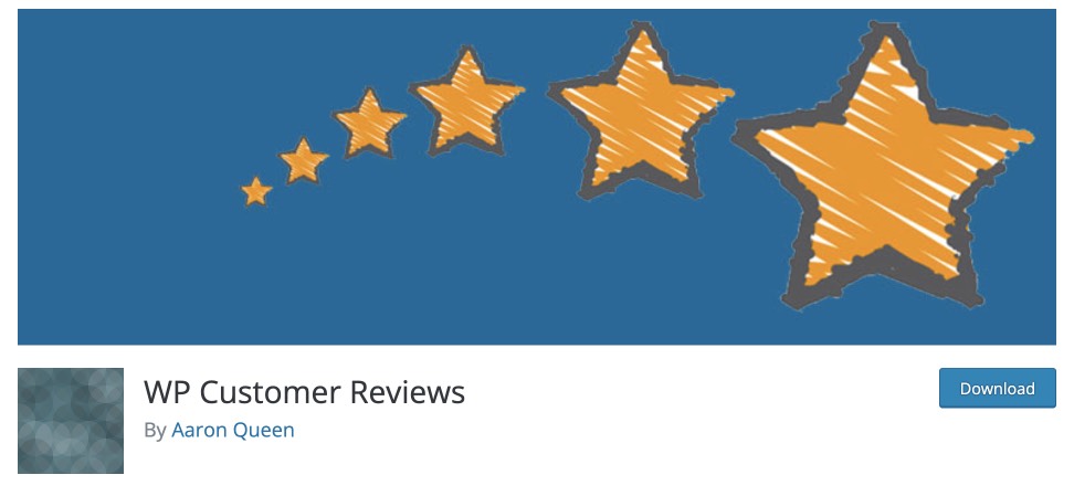 Отзывы клиентов с помощью WP Customer Reviews