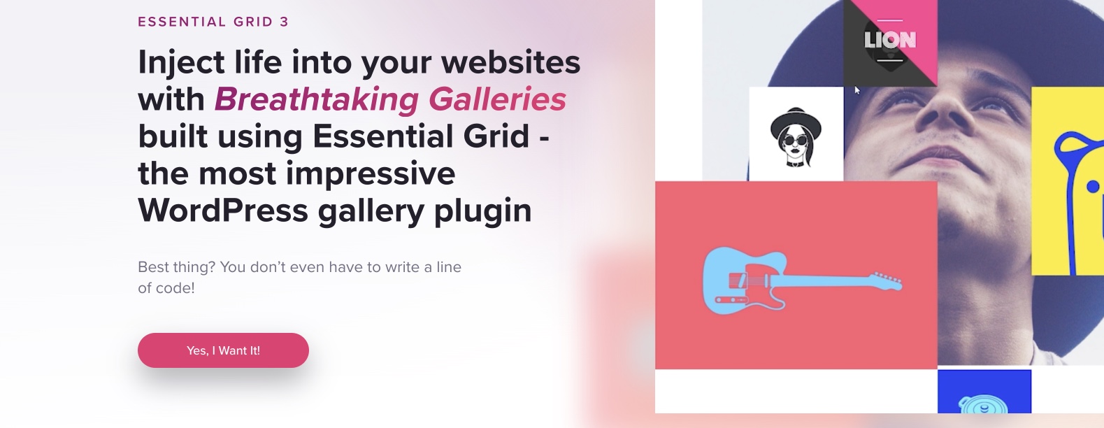 Блок Essential Grid Gallery